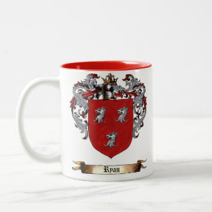 Ryan Shield of Arms Tweekleurige Koffiemok