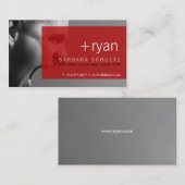 Ryan's gezicht [rode] Visitekaartjes (Voorkant / Achterkant)