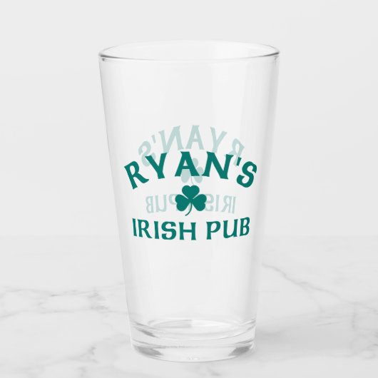 Ryan's Irish Pub Glas (Voorkant)