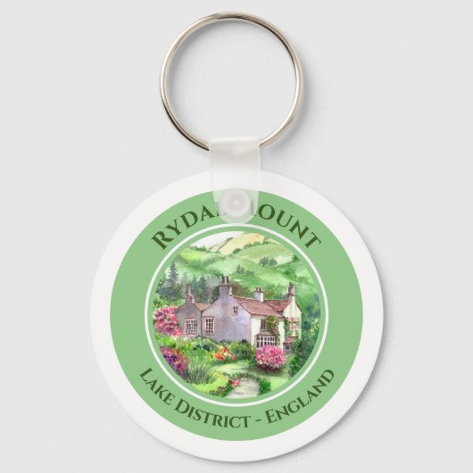 Rydal Mount William Wordsworth Thuisverf Sleutelhanger (Voorkant)