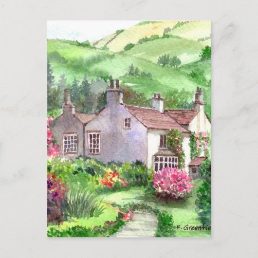 Rydal Mount, William Wordsworth's Home Briefkaart (Voorkant)