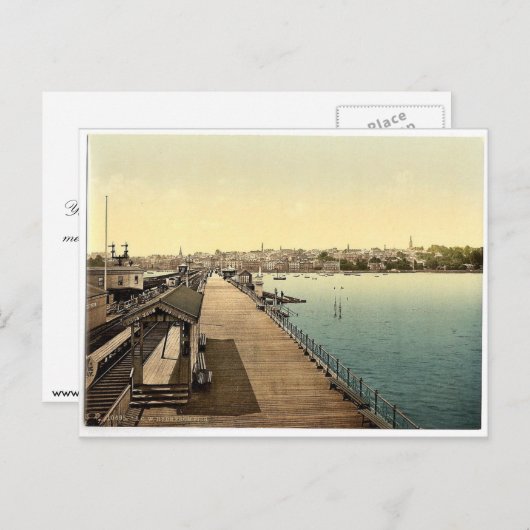 Ryde, van pier, Isle of Wight, Engeland, foto Briefkaart (Voorkant / Achterkant)