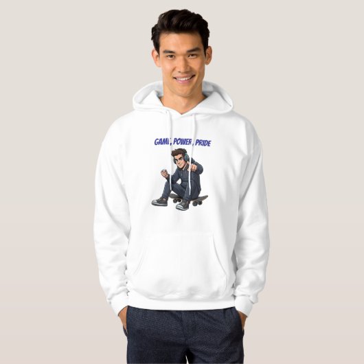 Ryder Game Power Pride Sweat à capuche – G de la m (Devant entier)
