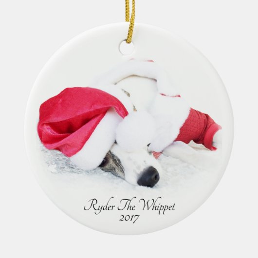 Ryder The Whippet ornament (Voorkant)