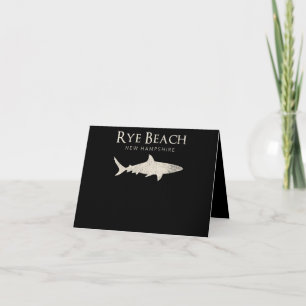 Rye Beach New Hampshire - Shark Lover Gifts Bedankkaart