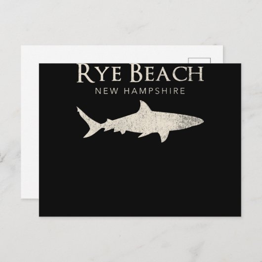 Rye Beach New Hampshire - Shark Lover Gifts Feestdagenkaart (Voorkant / Achterkant)