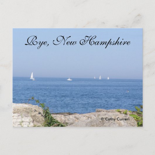 Rye, carte postale du New Hampshire (Devant)