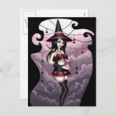 Ryla - Carte postale de sorcière Saint Valentin (Devant / Derrière)