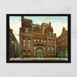Rylands Library, Manchester UK 1909  Briefkaart
