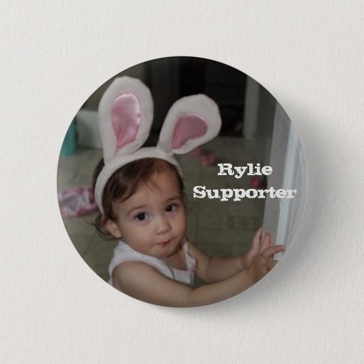 Rylie Supporter Ronde Button 5,7 Cm (Voorkant)