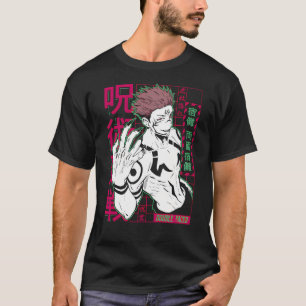 Ryomen Sukuna Double Faced Anime Kunst T-shirt