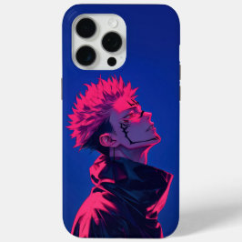 Ryomen Sukuna Neon Curse iPhone 15 Pro Max Hoesje
