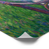 Rysselberghe - De dame in het wit Poster (Hoek)