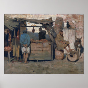 Rysselberghe - Marokkaanse markt 1882 Poster