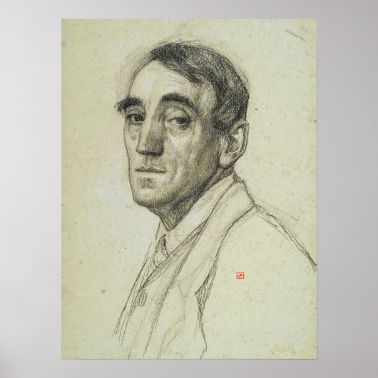 Rysselberghe - Zelfportret Poster (Voorkant)