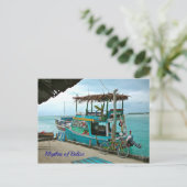 Rythme de Belize Rasta Boat Carte Postale (Debout devant)