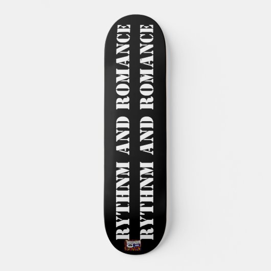 RYTHME ET ROMANCE Skateboard (Recto)