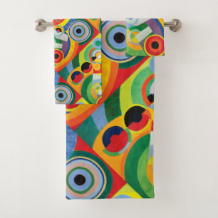 Rythme Joie de Vivre door Robert Delaunay Bad Handdoek