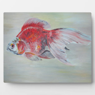 Ryukin Goldfish Acrylverf Fotoplaat