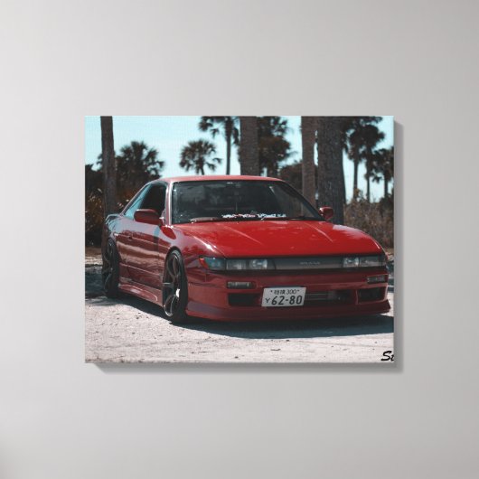 S13 Silvia Canvas Afdruk (Voorkant)