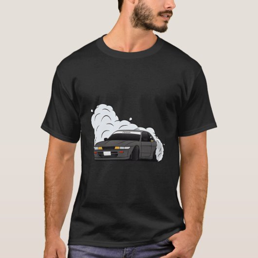 S13 Silvia Coupe 240SX Drift T-shirt (Voorkant)