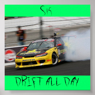 S15, DRIFT DE HELE DAG POSTER