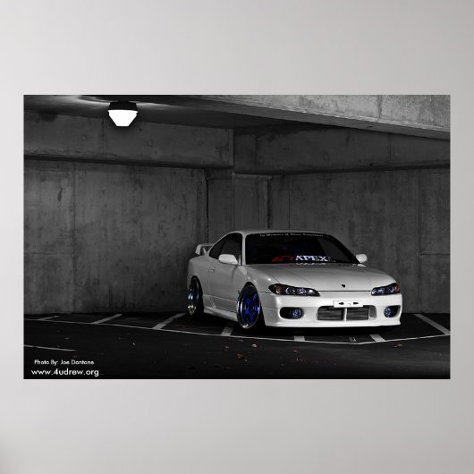 S15 Silvia reprint, foto van Joe Dantone Poster (Voorkant)
