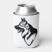 s27 Duitse herdershoofd Blikjeskoeler (Blikje Voorkant)