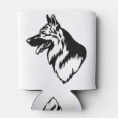 s27 Duitse herdershoofd Blikjeskoeler (Achterkant)