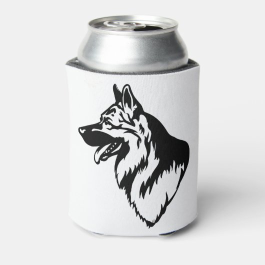 s27 Duitse herdershoofd Blikjeskoeler (Blikje Achterkant)