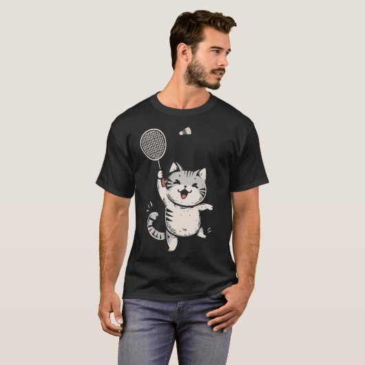 S2 Badminton (13) T-shirt (Voorkant volledig)