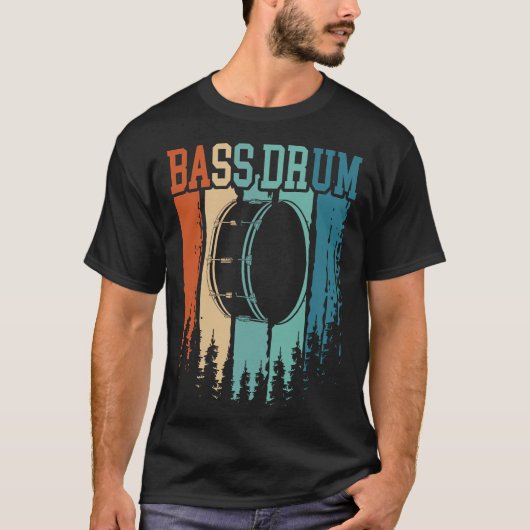 S2 Bass Drum Bass Drummer Bass Drumming (20) T-shirt (Voorkant)