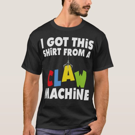 S2 Claw Machine Kraan Arcade Pluche Grabber (8) T-shirt (Voorkant)