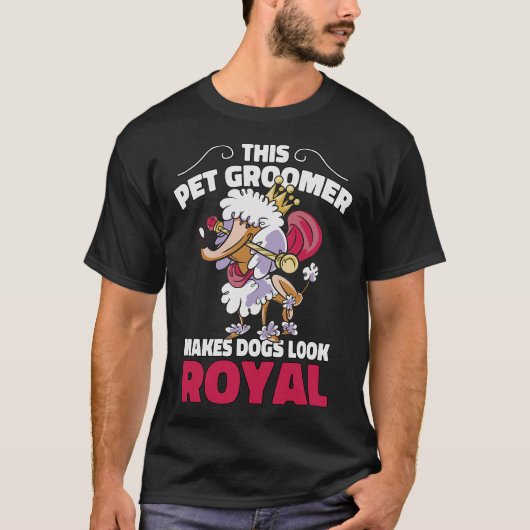 S2 Hond Grooming Hond Groomer (105) T-shirt (Voorkant)