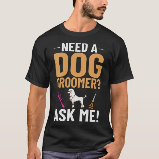 S2 Hond Grooming Hond Groomer (58) T-shirt (Voorkant)