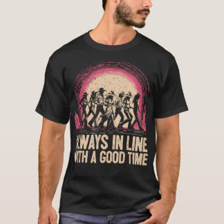 S2 Line Dancing Lijn Dans Lijn Danser (51) T-shirt