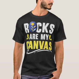 S2 Rots Schilderen Verf Stenen (98) T-shirt