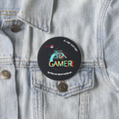 S3D-gamer Ronde Button 7,6 Cm (In situ)