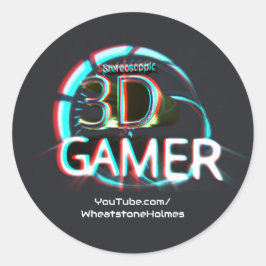 S3D-gamer Ronde Sticker