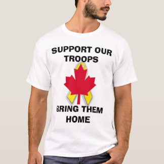 s45new, new canadian.gif, STEUN ONZE TROOPSBRI... T-shirt
