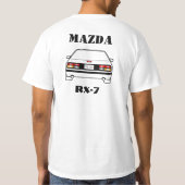 S4, Mazda, RX7, FC3S T-shirt (Achterkant)
