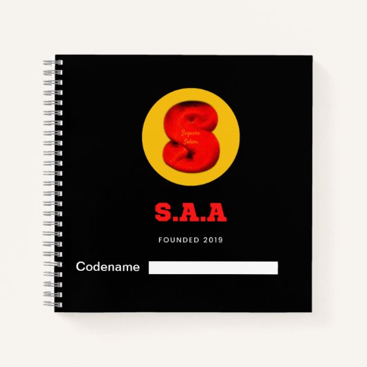 S.A.A Notitieboeken (Voorkant)