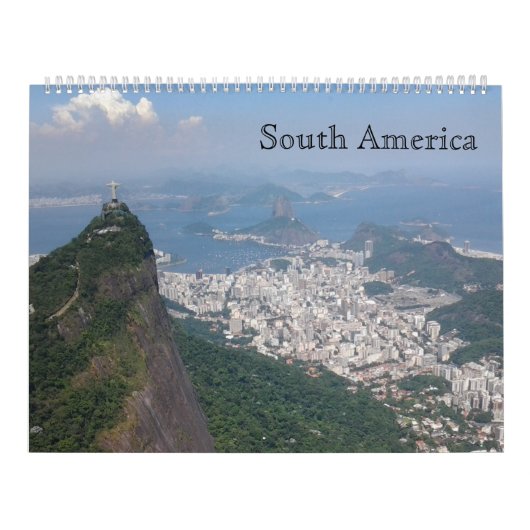 S.A. Calendrier photo Brésil Argentine Couleur (Protection)