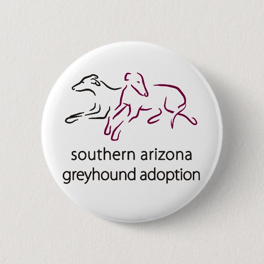 S A Greyhound Adoption Button (Voorkant)