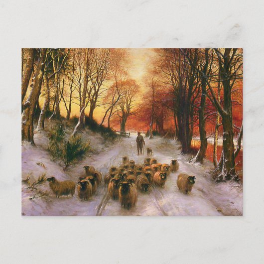 's avonds briefkaart (Voorkant)