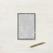 's Avonds licht de stad op de planeet aarde Post-it® Notes (Op bureau)