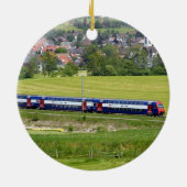 S-Bahn-7z5 train dans le pays en Europe Ornement (Dos)