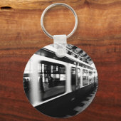 S-Bahn Berlin Schwarz Weiß Fotografie Sleutelhanger (Voorkant)