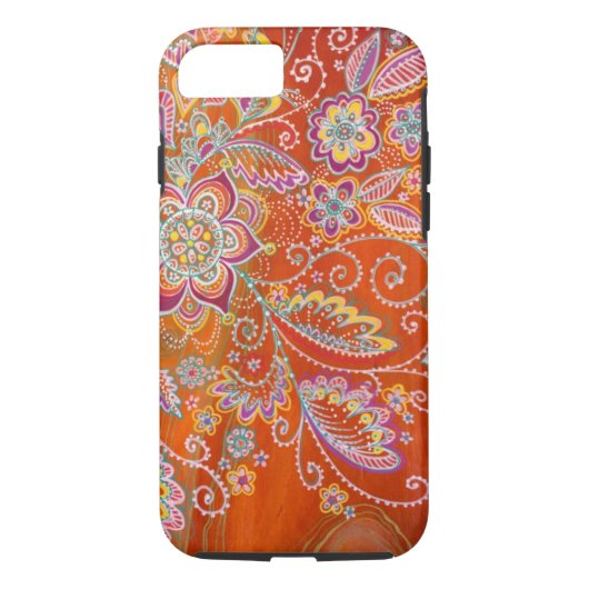 S-Corfee Noors hout - iPhone 7 hoesje  (Achterkant)