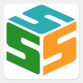 S-Cubed Logo Sticker (20) (Voorkant)